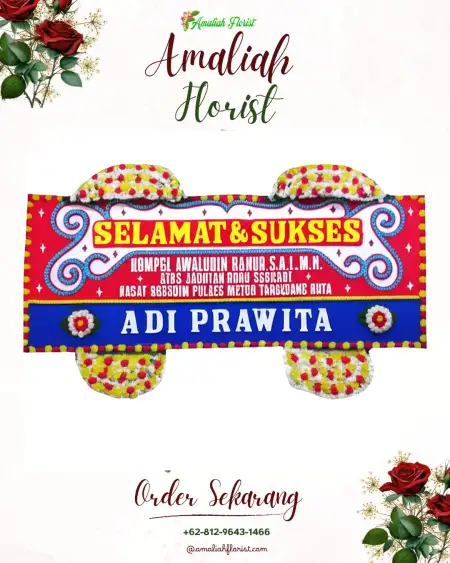 Papan Bunga Ucapan Selamat Cilamajang